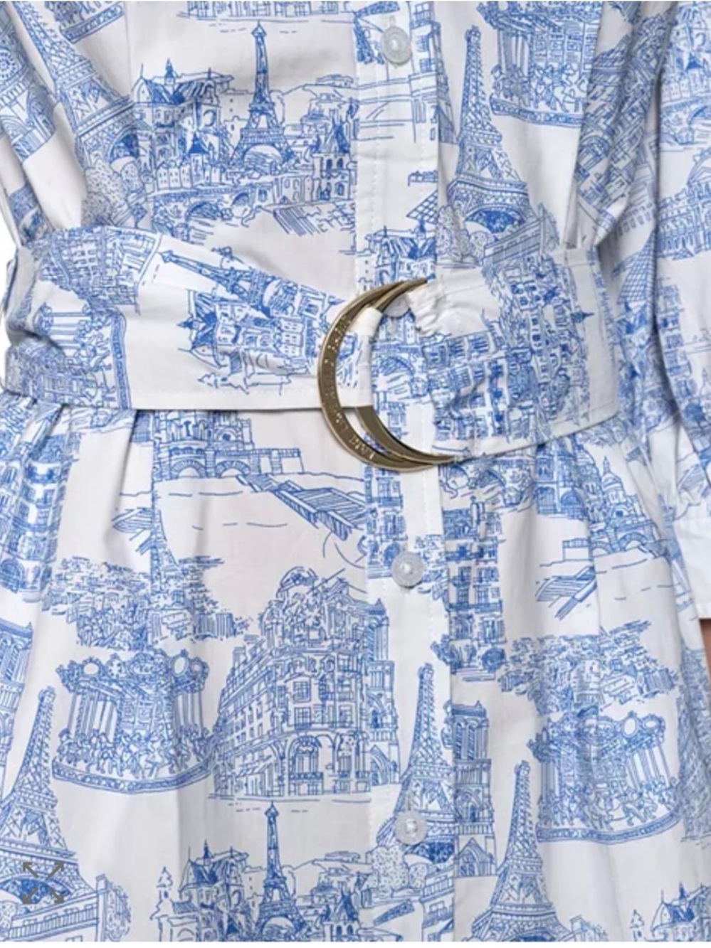Karl Lagerfeld Paris Toile
Sketch Belted Shirt Dress Size 14 - Picture 4 of 15